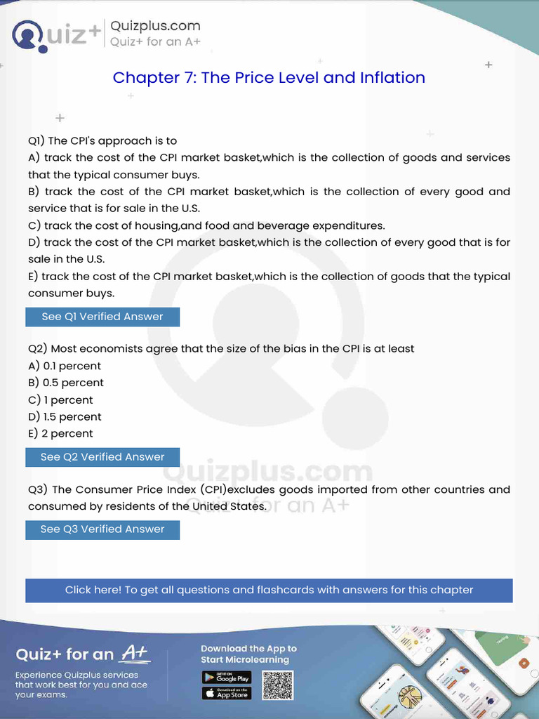 The Cpis Approach Is To | PDF | Macroeconomics | Consumer Price Index