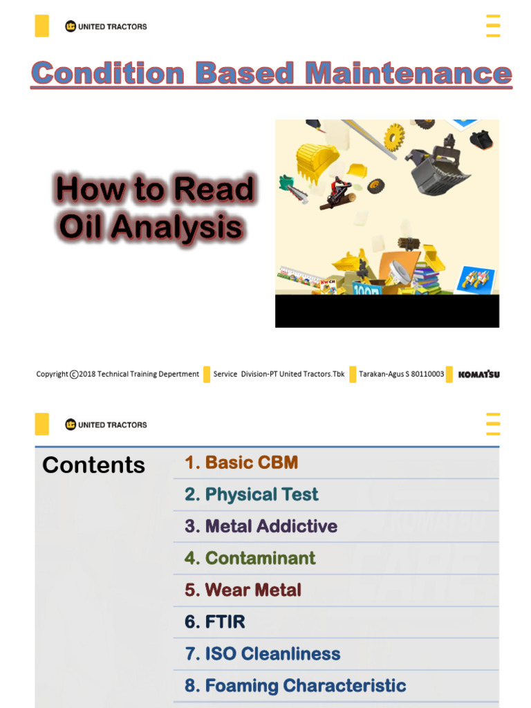 How To Read Oil Analysis | PDF | Viscosity | Liquids