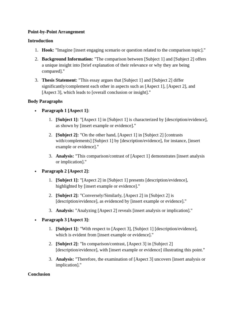 Point To Point Arrangement | PDF