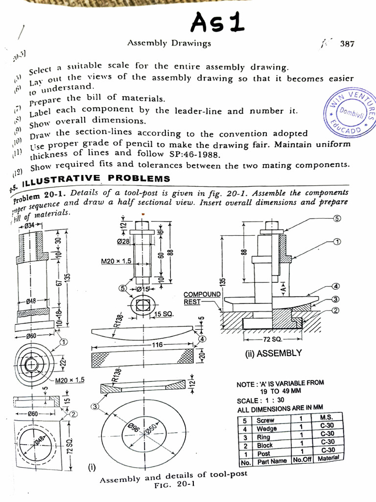 Assembly Drawing | PDF
