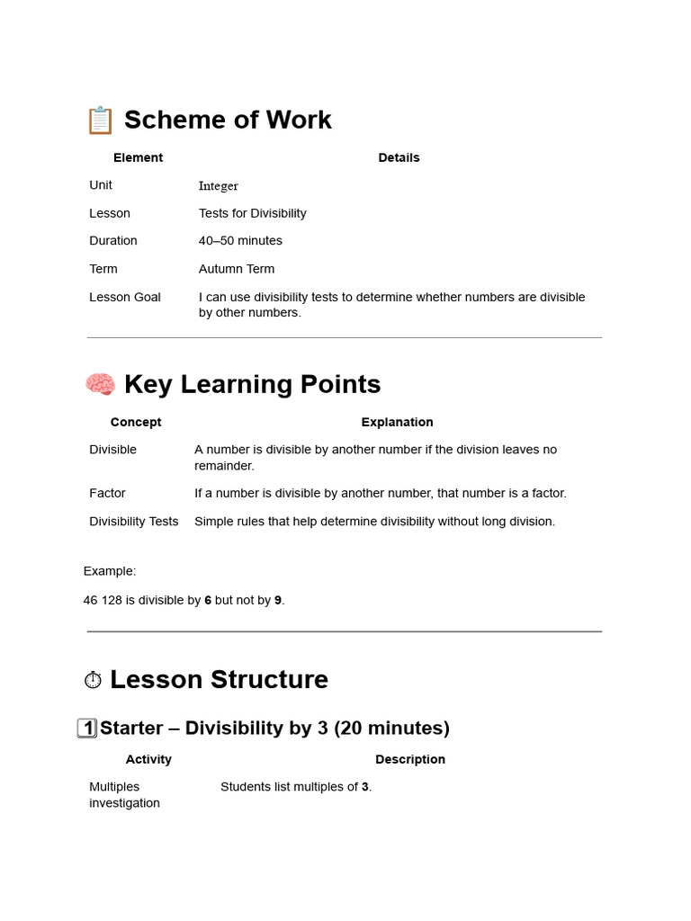 ? Scheme of Work | PDF
