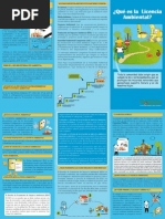 LICENCIA AMBIENTAL TRIPTICO