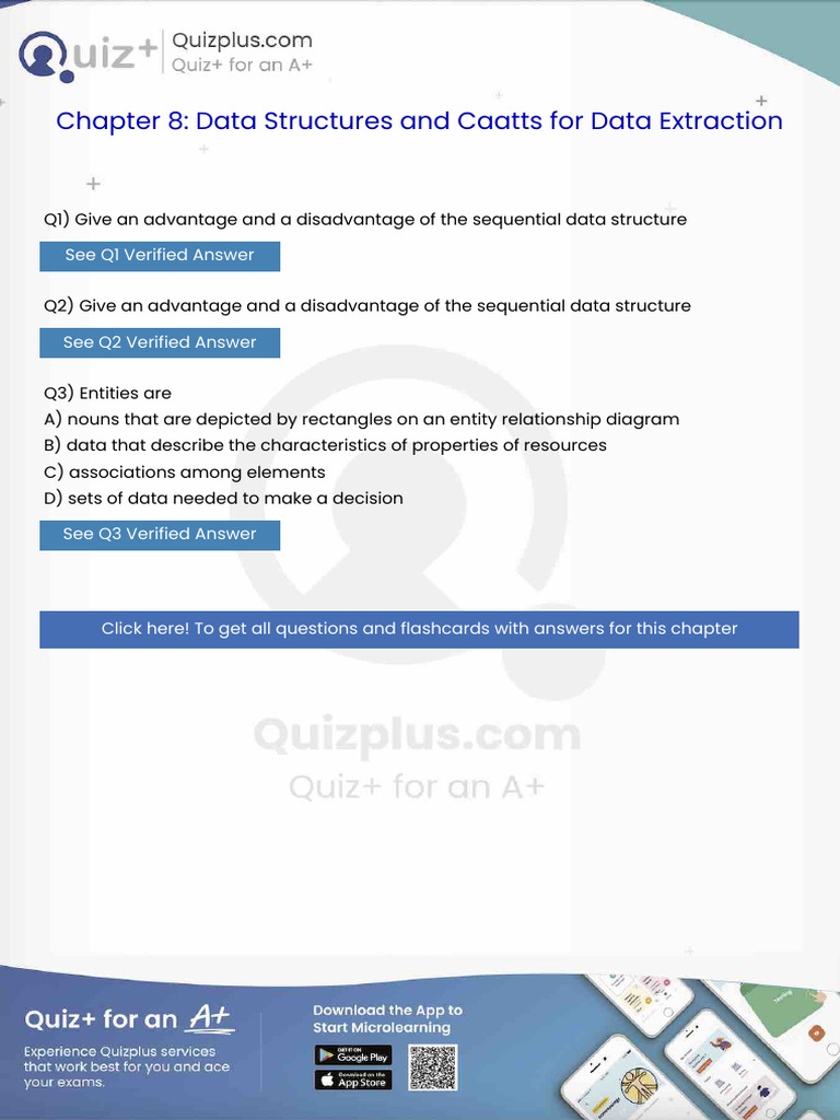 Give An Advantage and A Disadvantage of The Sequential Data Structure | PDF