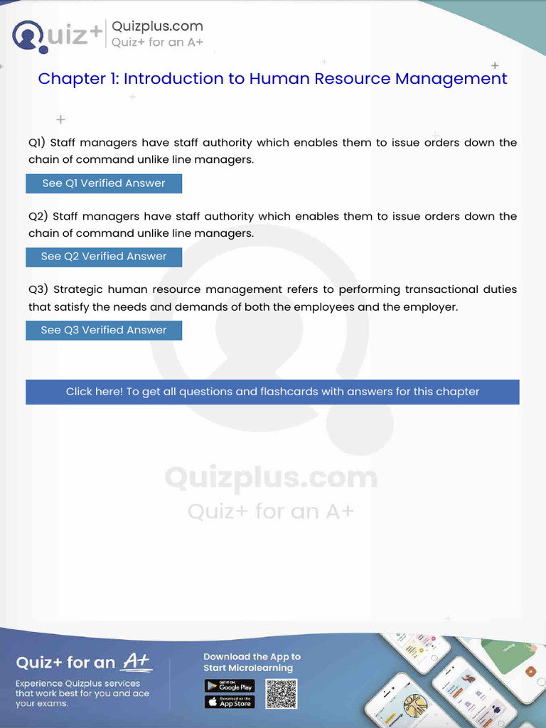 Staff Managers Have Staff Authority Which Enables Them To Issue Orders ...