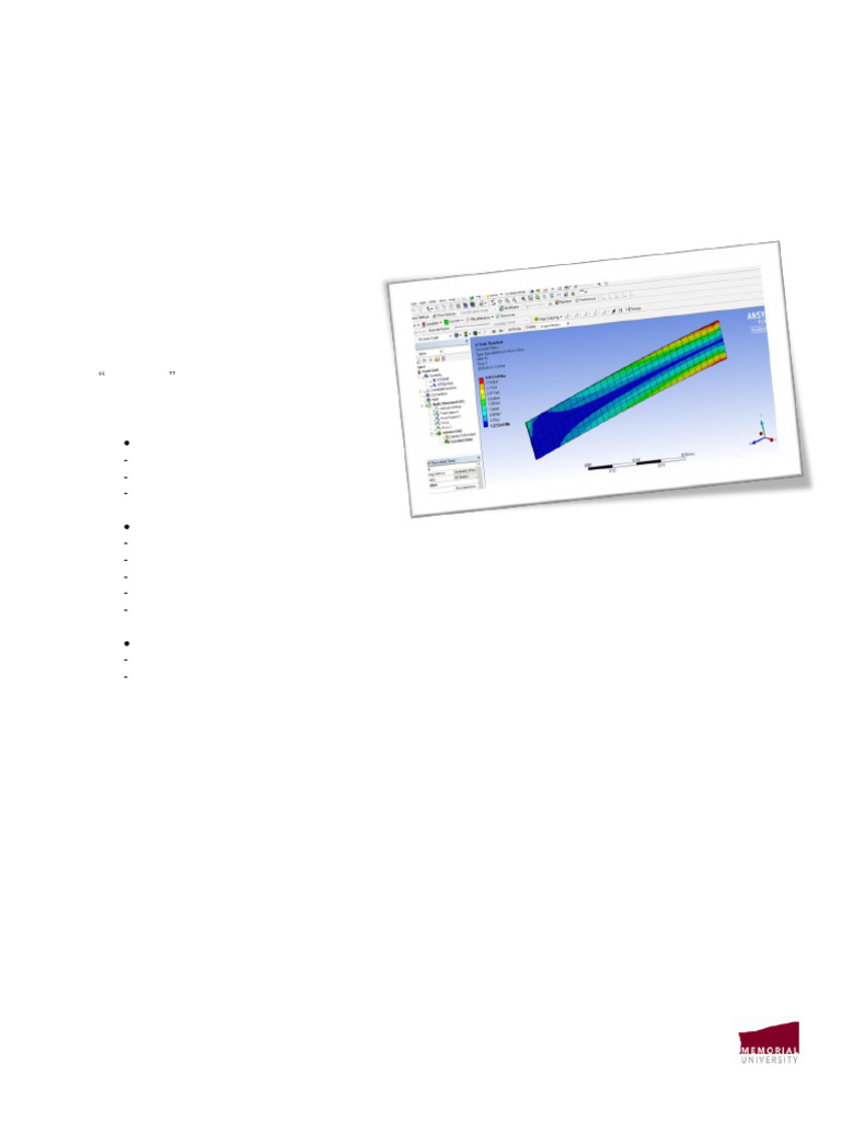 Lab Report ANSYS 1 | PDF