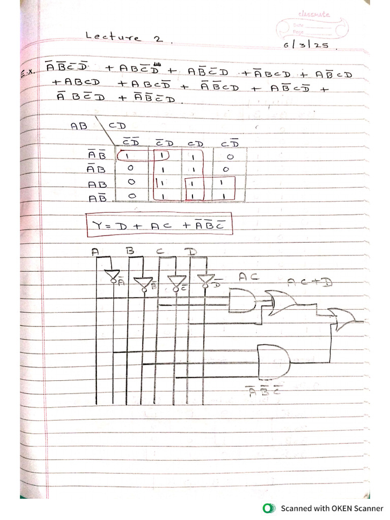 5.K.Map. Lecture 2 | PDF