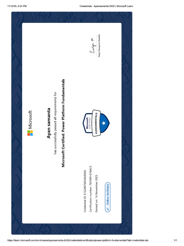 PL 900 Certification | PDF