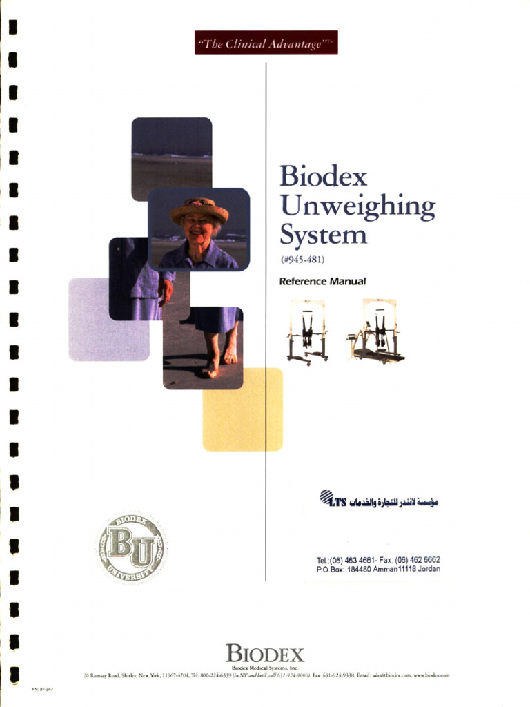 Biodex Unweighing System RM | PDF