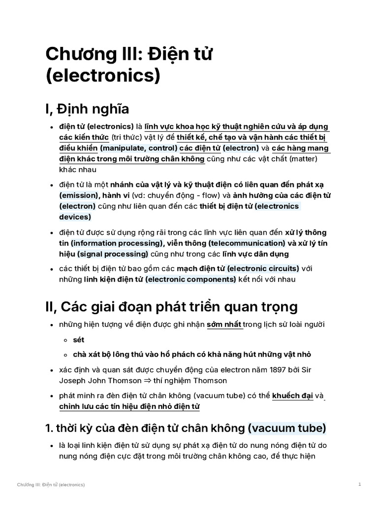 CHNG III in T (Electronics) | PDF