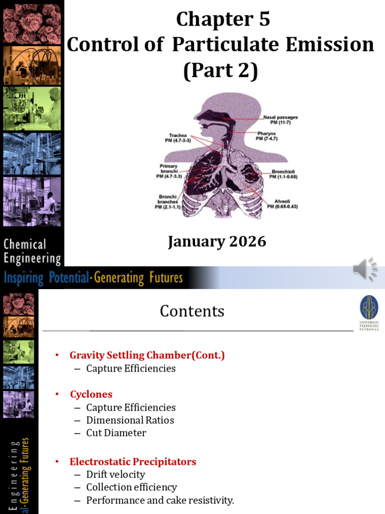 Chapter 5 Control of Particulate Matter Upload | PDF | Gases ...