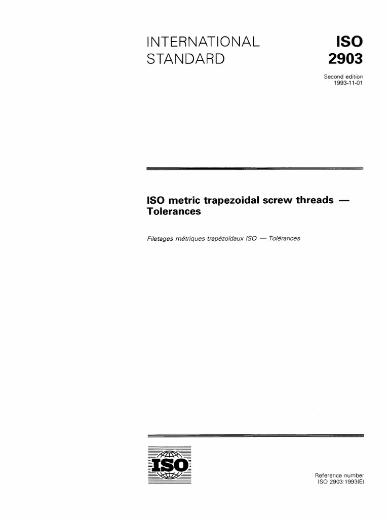 Iso 2903 | PDF