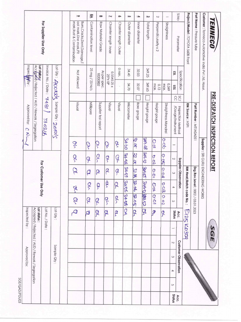 Mt1a0a051 PT - Pdi Reports | PDF