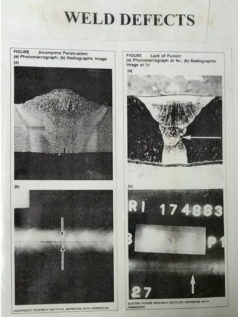 Rtfi Weld Defects | PDF