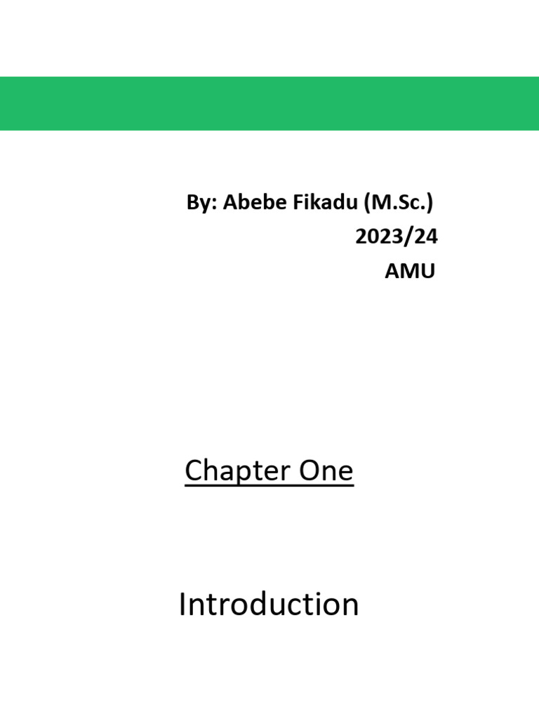Chapter 1 EE | PDF
