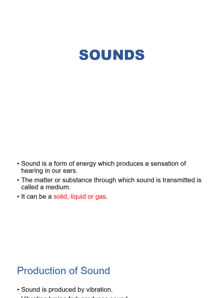 Sounds | PDF