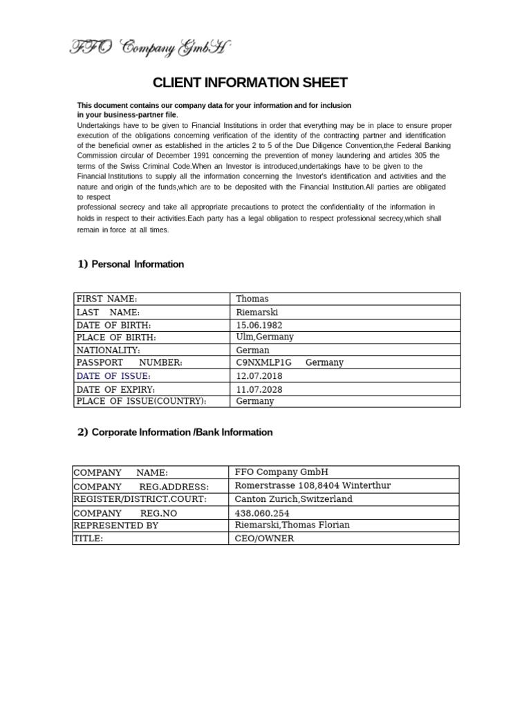 CIS FFO Deutsche Bank | PDF