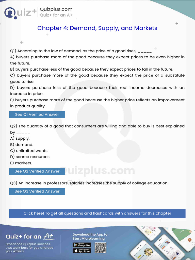 According To The Law of Demand As The Price of A Good Rises | PDF