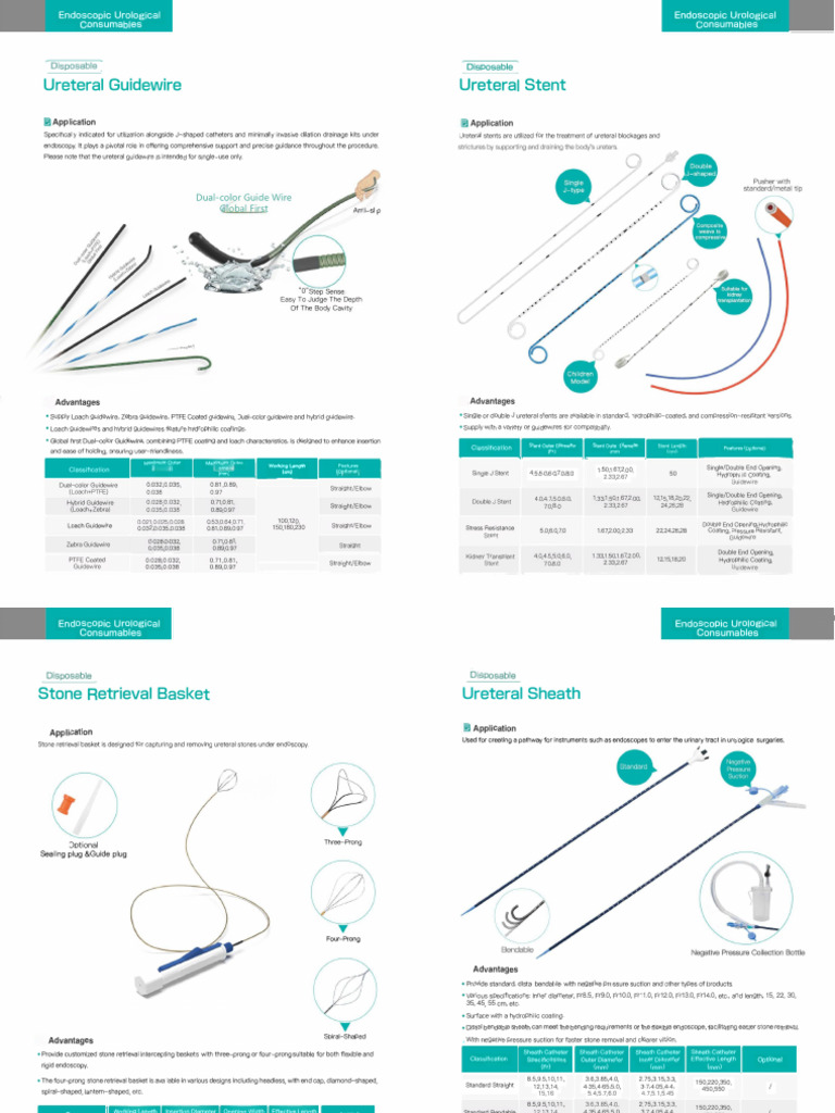 Disposable Products Catalog For Urology and Surgery | PDF
