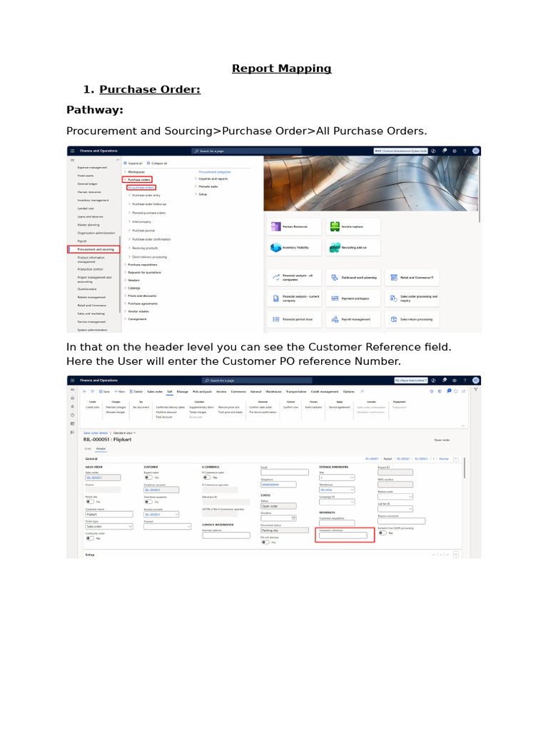 Report Mapping | PDF