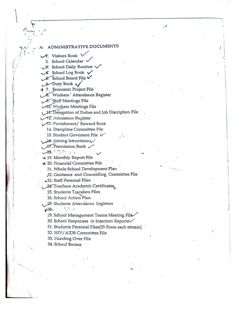 Administrative Documents | PDF