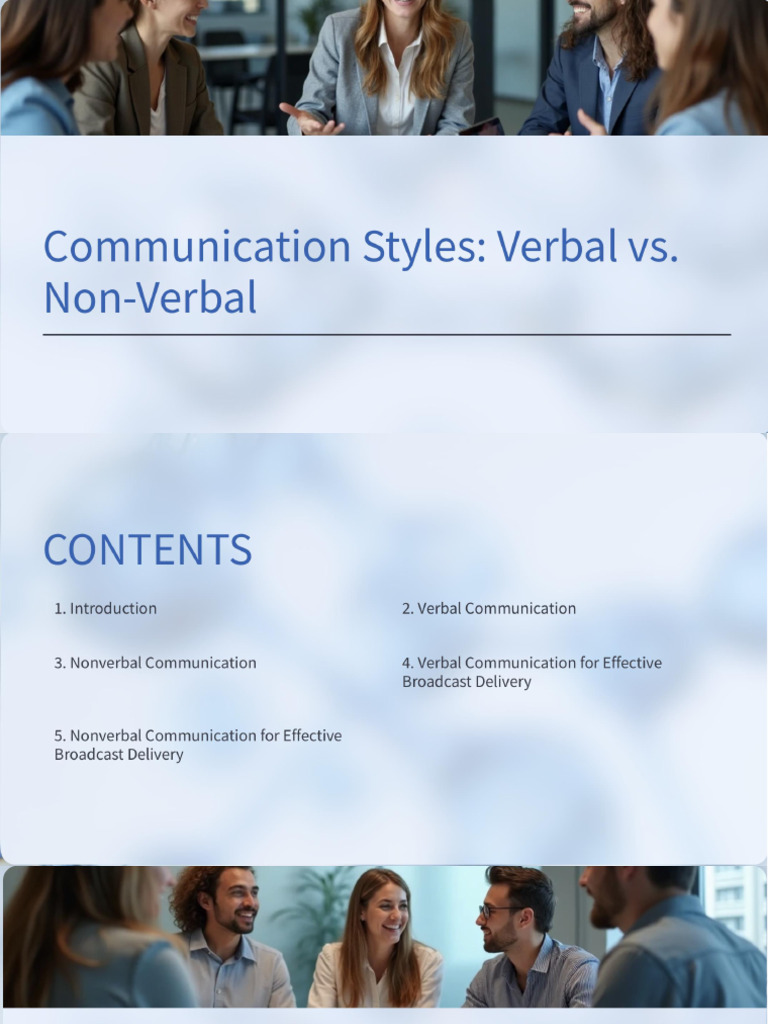 Verbal and Non Verbal | PDF