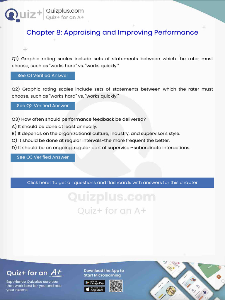Graphic Rating Scales Include Sets of Statements Between Which the ...