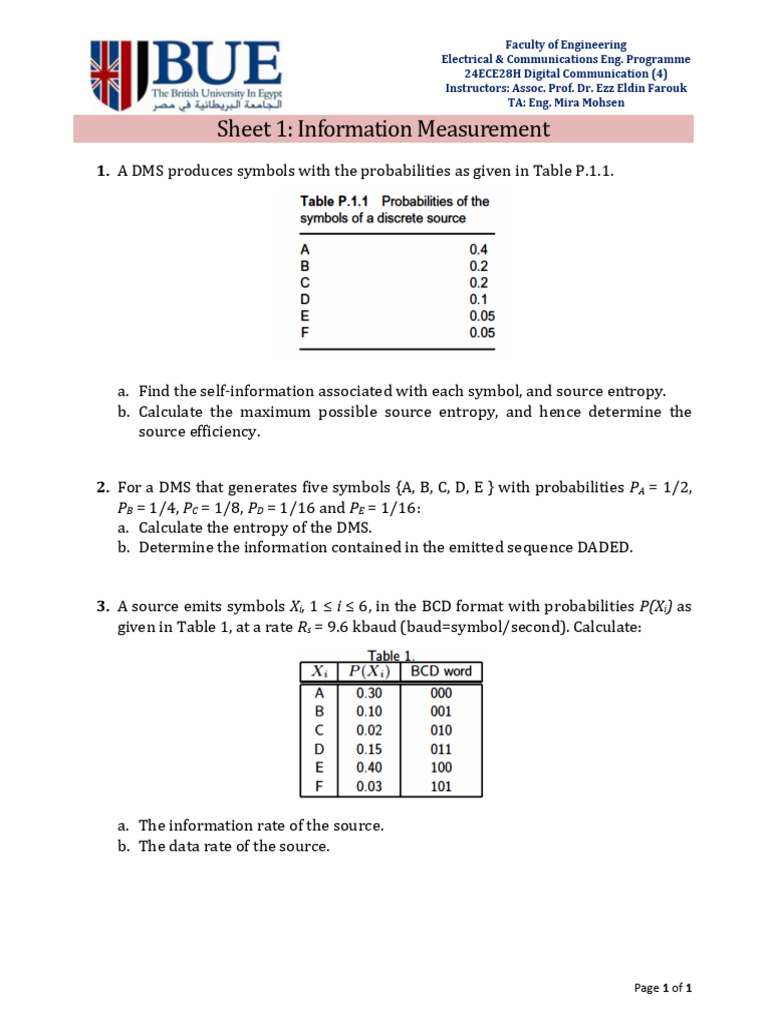 Sheet 1 (DC-4) | PDF