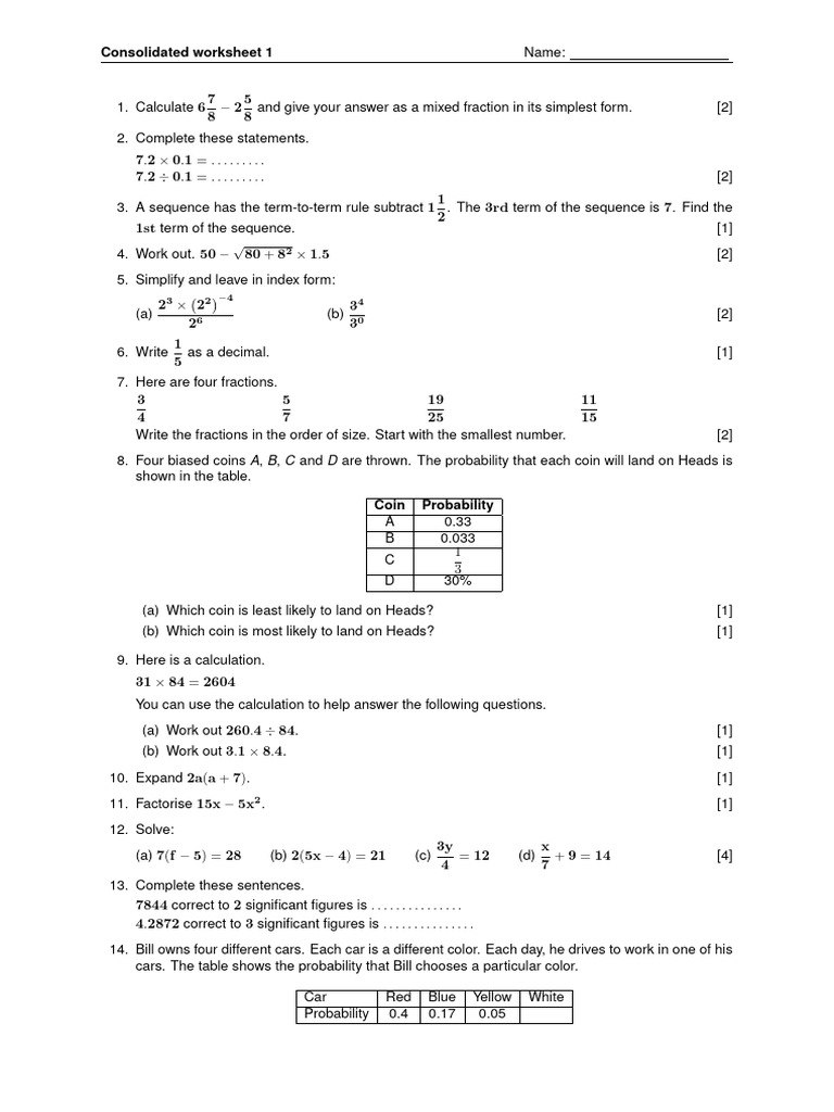 CW 1 | PDF