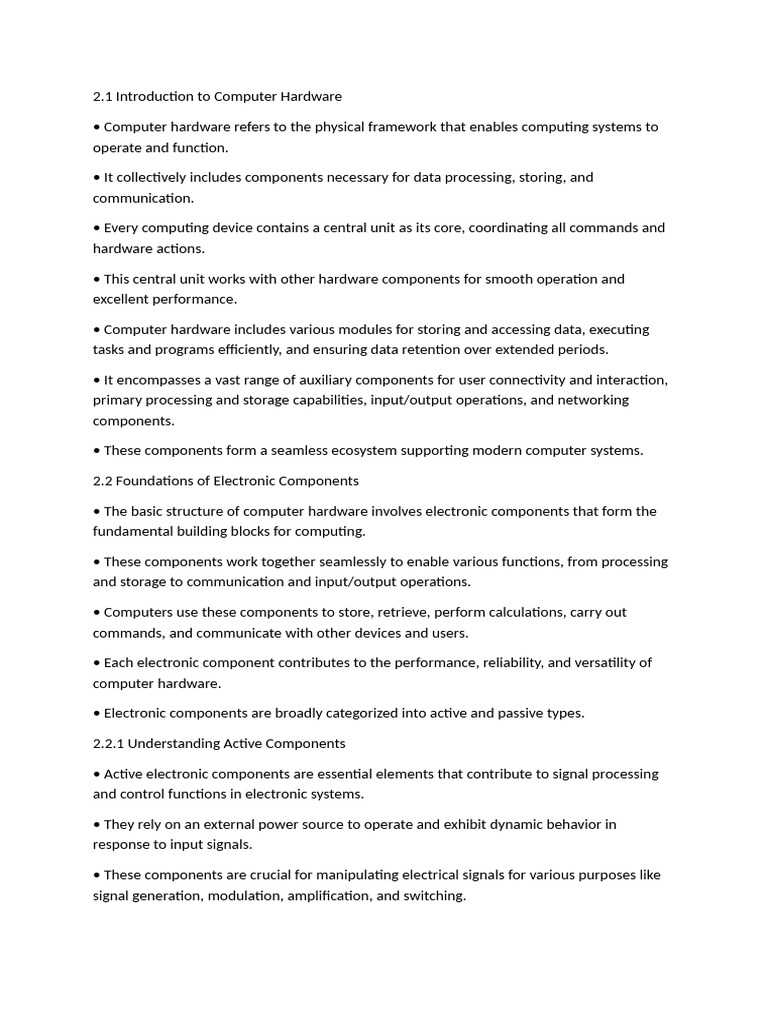Unit2 Fundamentals Notes Deepa | PDF