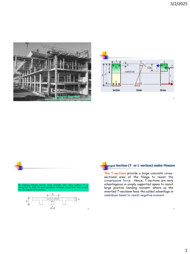 Lecture 4 LSD T Section | PDF | Bending | Materials