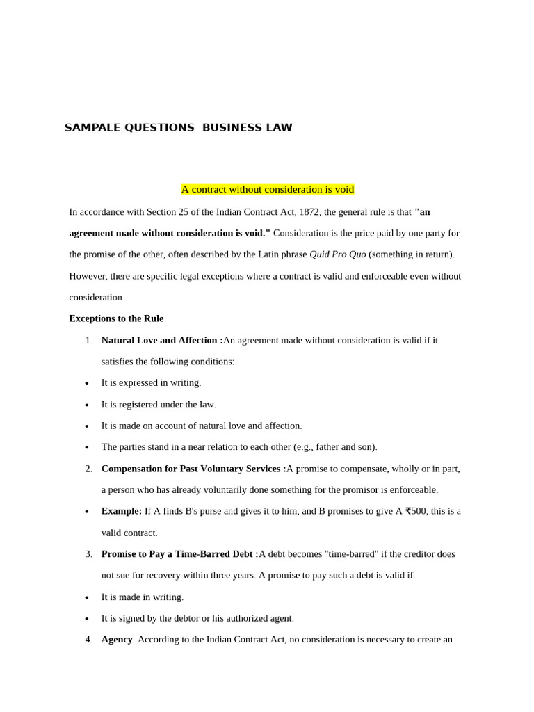 Sample Law | PDF