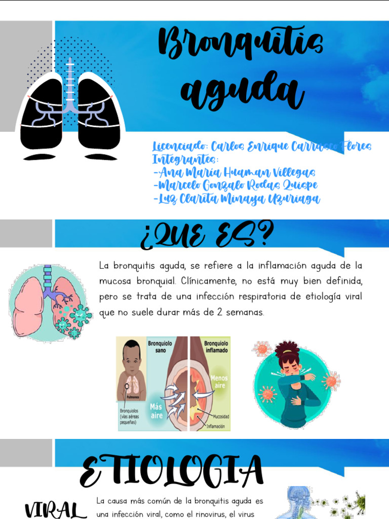Onquitis Aguda 2026.9 | PDF | Tos | Bronquitis