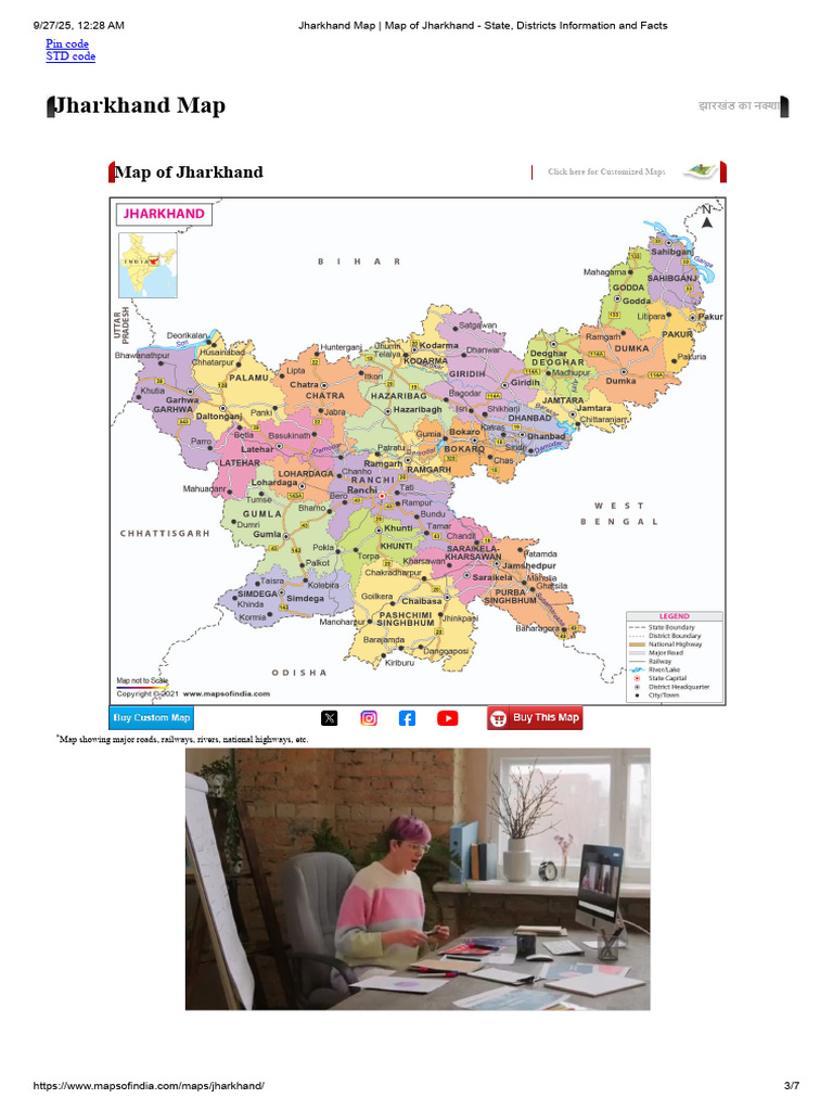 Jharkhand Map | PDF