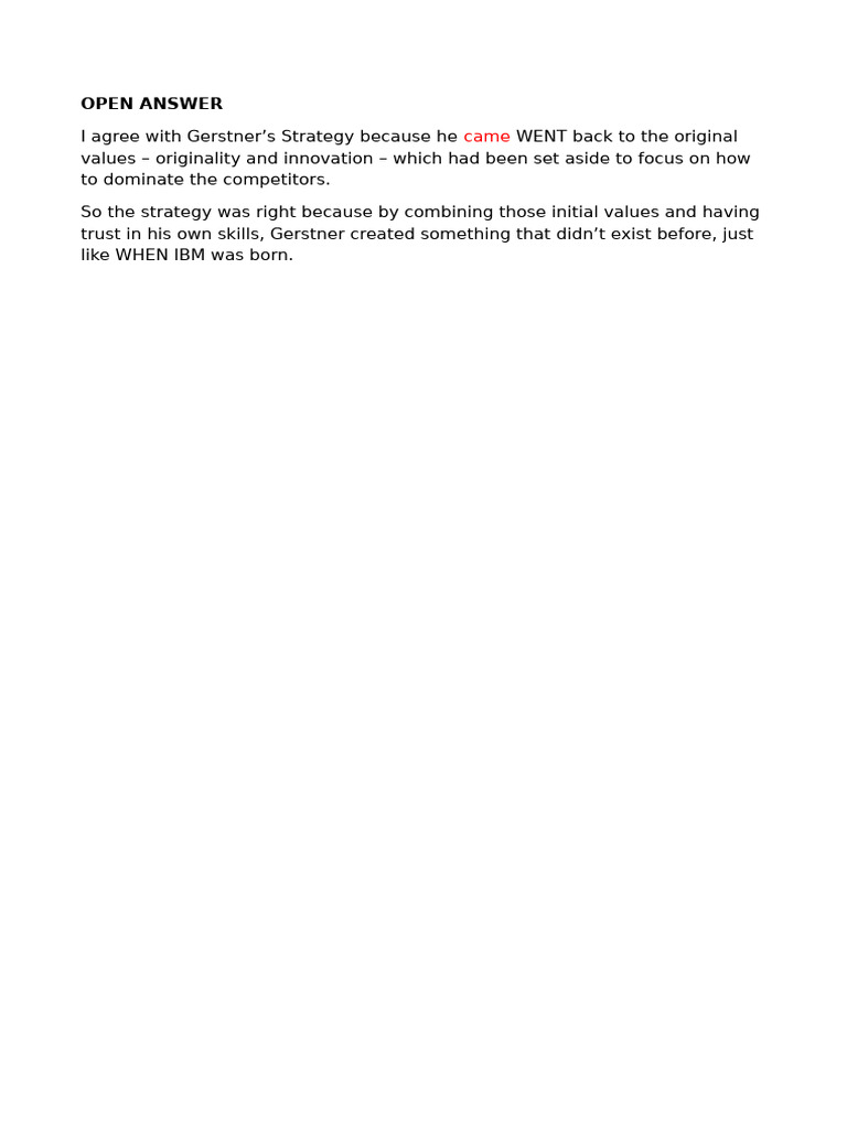 Open Answer | PDF