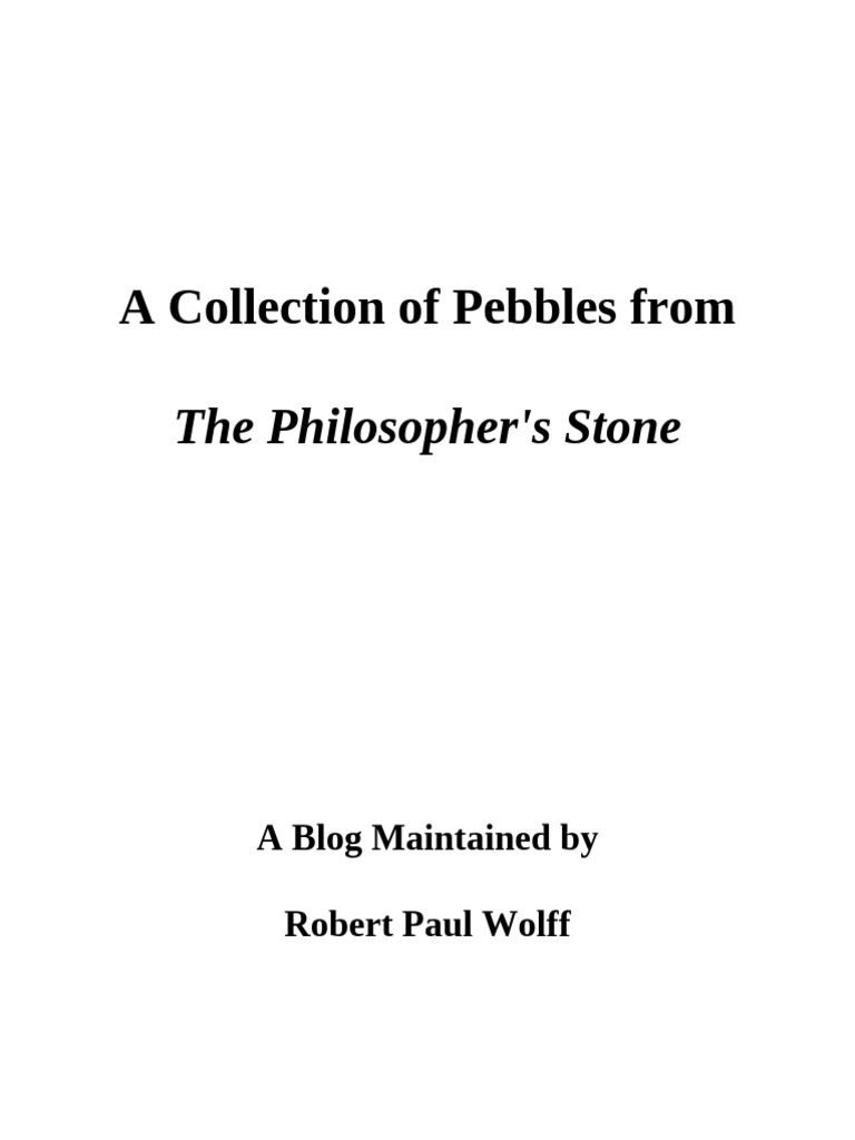 A Collection of Pebbles 2011 | PDF | Cost Of Living | Capital (Economics)