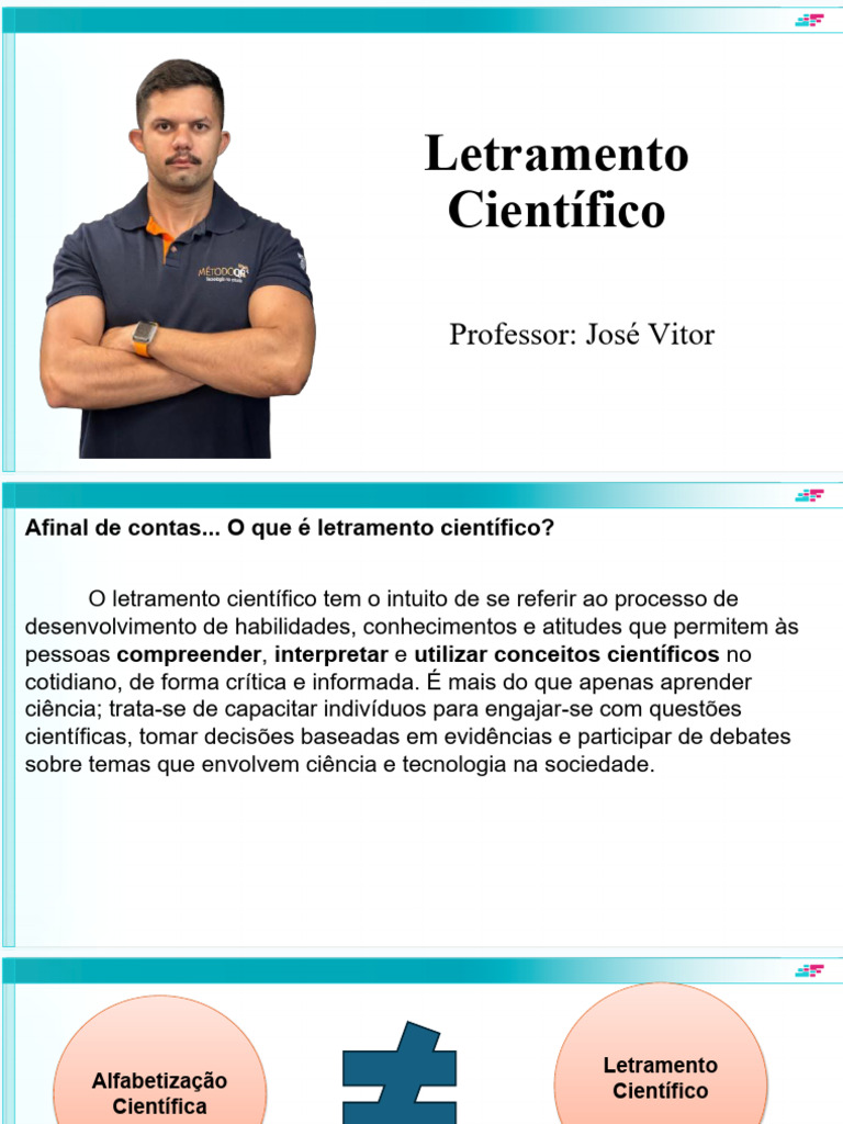 Xi - Letramento Científico | PDF | Science | Cognição