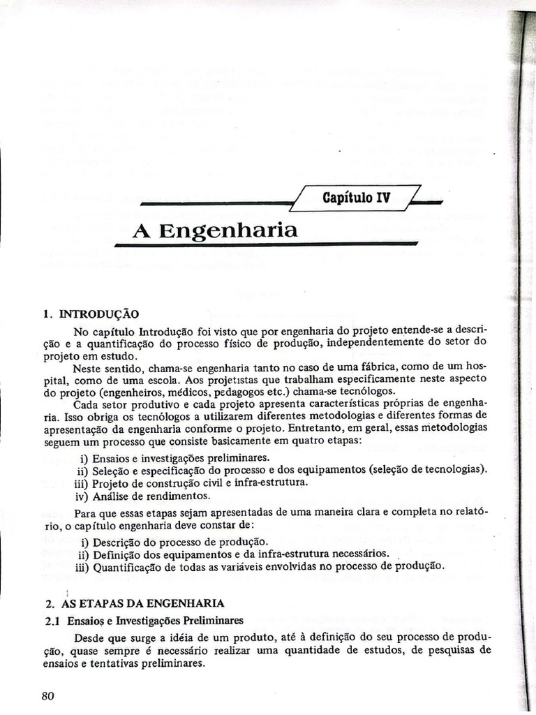 BUARQUE Cap4 - A Engenharia | PDF