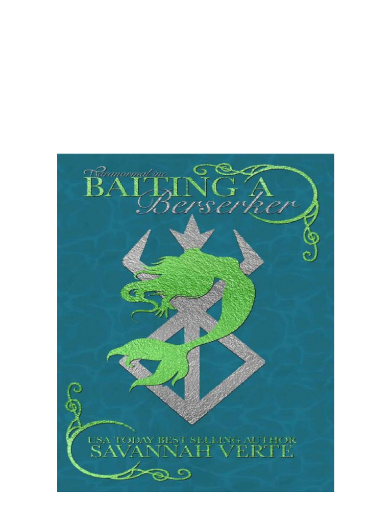 Baiting A Berserker: Paranormal, Inc. Making Waves Book 1 Savannah ...