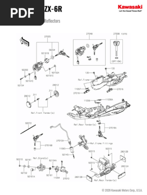 Kawasaki Ninja 636 2024 2024 Ninja® ZX-6R PARTS DIAGRAM Ignition