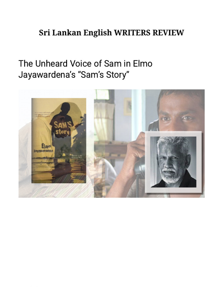 The Unheard Voice of Sam in Elmo Jayawardena's 