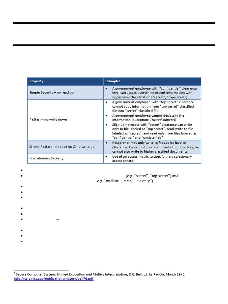 05 - Security Architecture and Design - Supplement | PDF | Classified ...