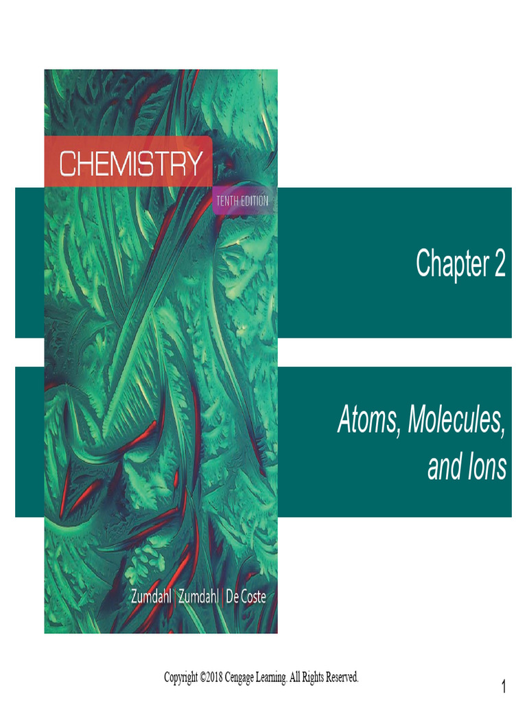L01 CH02 Part1 2026S | PDF | Chemistry | Physical Sciences