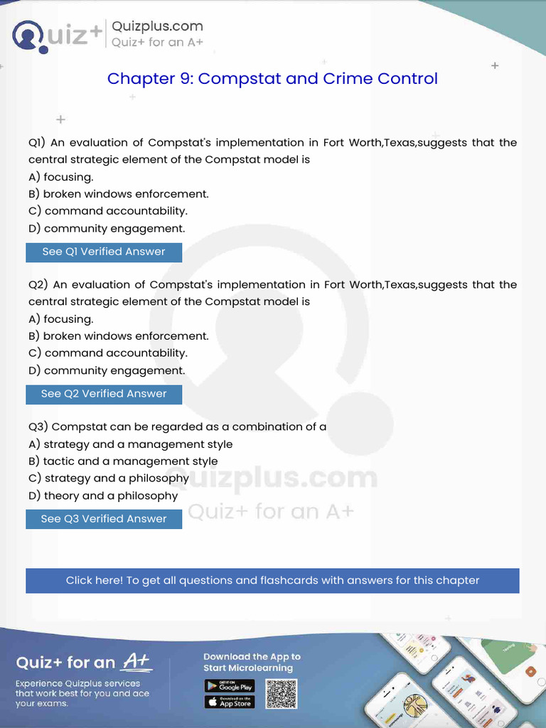 An Evaluation of Compstats Implementation in Fort Worthtexassuggests ...