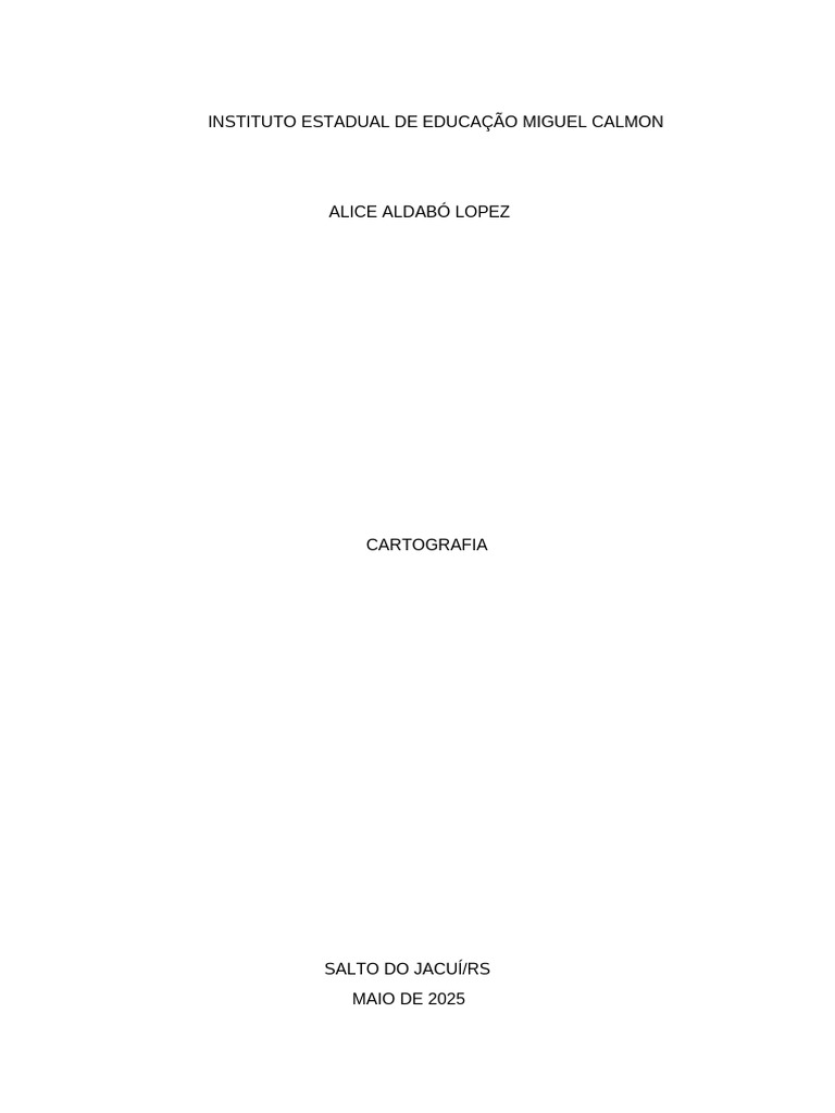 Trabalho ABNT História | PDF | Mapa | Geografia