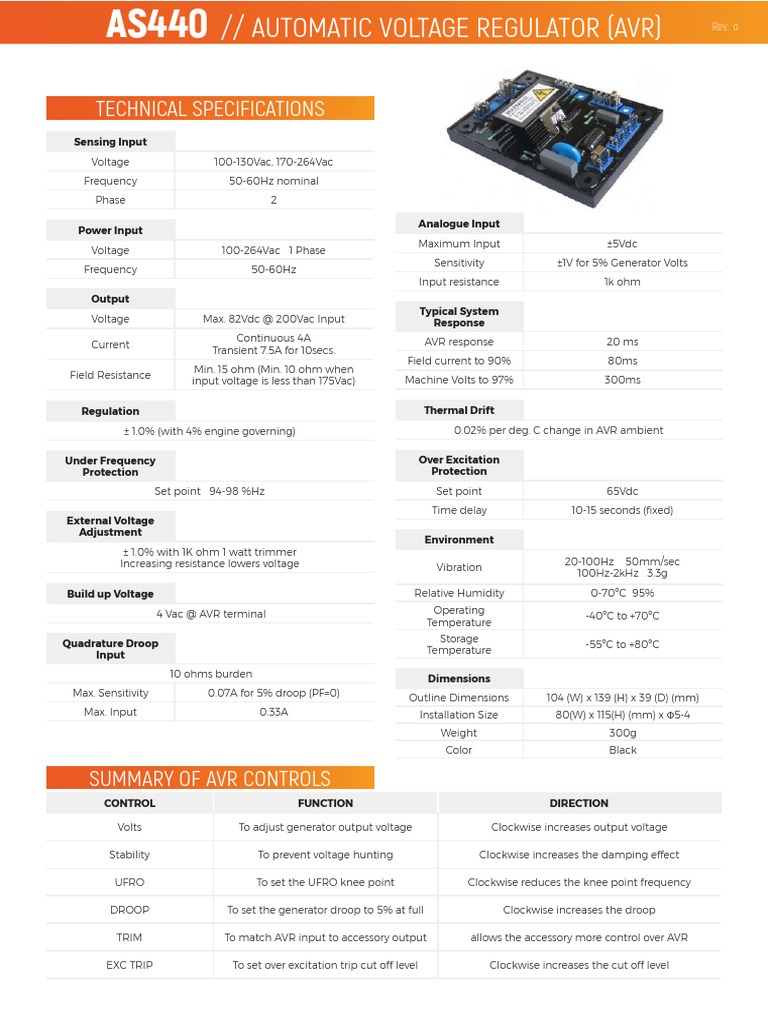 As440 (Avr) | PDF | Electrical Resistance And Conductance | Voltage