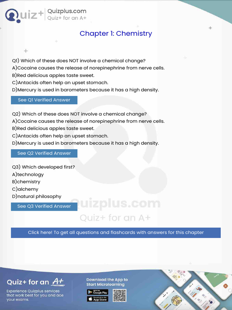 Which of These Does Not Involve A Chemical Change | PDF | Redox | Fuels