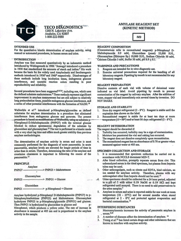 Amylase | PDF