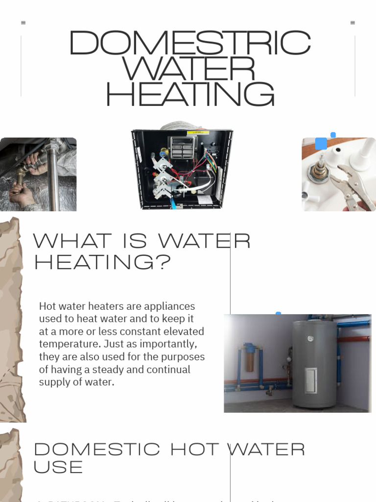 Domestric Water Heating and Sanitary Drainage | PDF