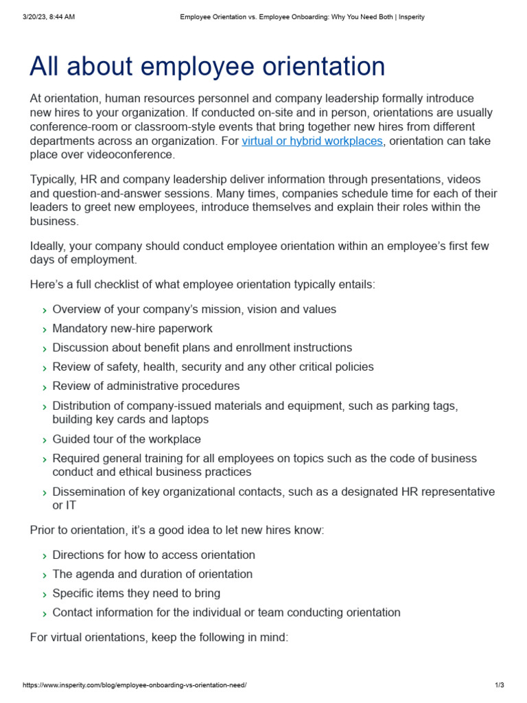 Employee Orientation vs. Employee Onboarding - Why You Need Both ...