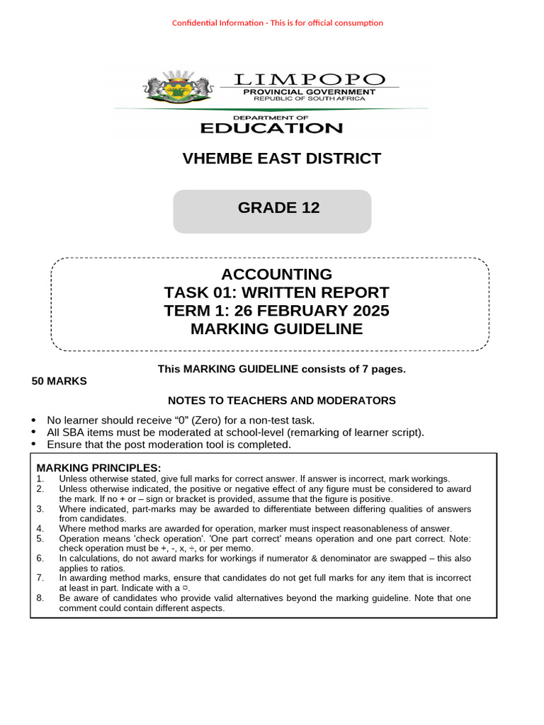 2025 Acc Grade 12 Written Report MG | PDF | Audit | Dividend